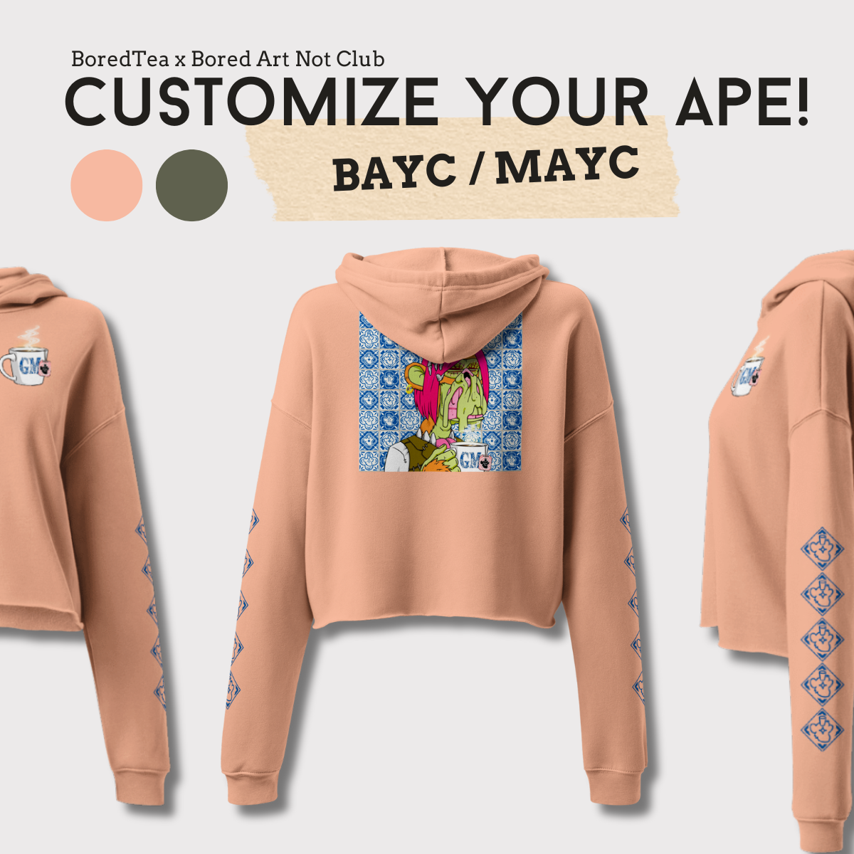 BoredTea x Bored Art Not Club - WOMEN'S HOODIE | Customize Your Ape