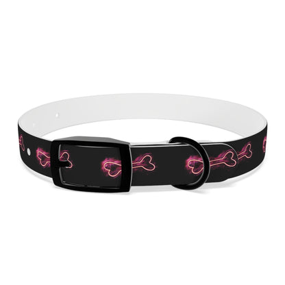 Winter’s Glow - Dog Collar - Neon Bone