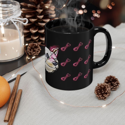 Winter’s Glow- Black Mug (11oz)