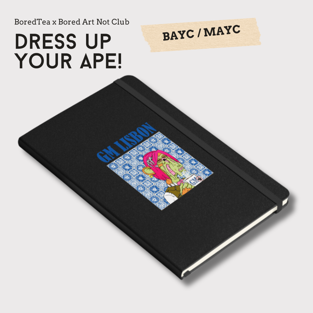 BoredTea x Bored Art Not Club| Note Book | Customize Your Ape