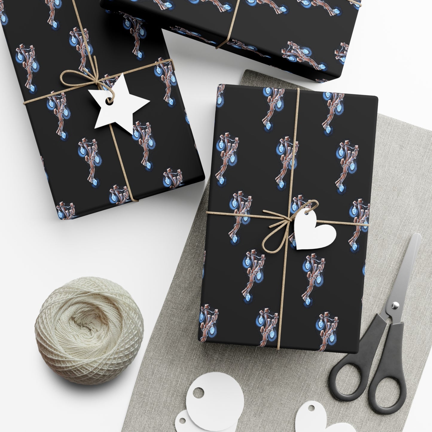 Winter’s Glow- Wrap Papers - Antlers