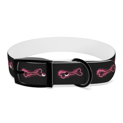 Winter’s Glow - Dog Collar - Neon Bone