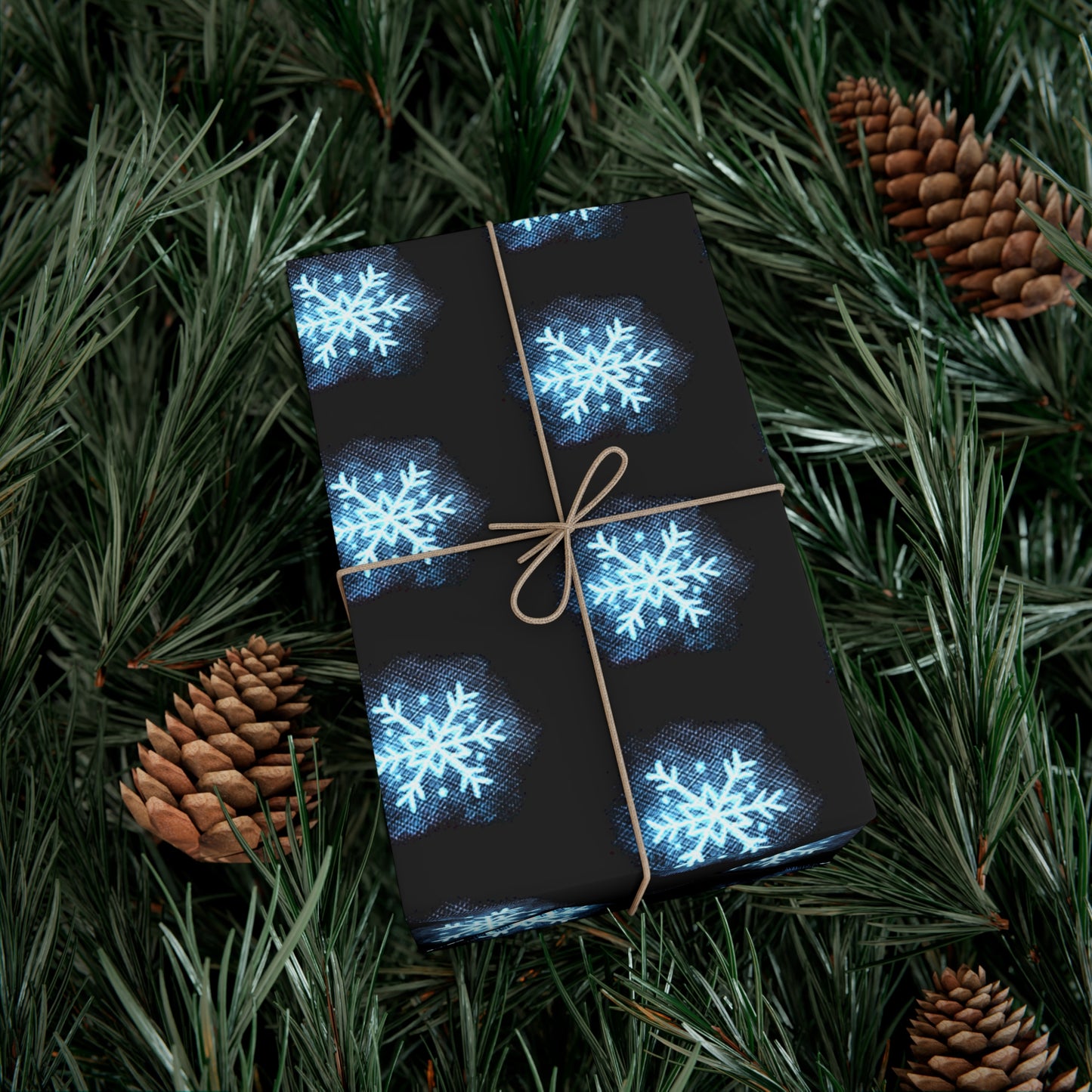 Winter’s Glow-  Gift Wrap Papers - Snowflakes