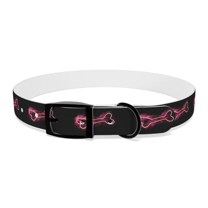 Winter’s Glow - Dog Collar - Neon Bone