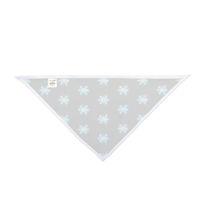 Winter’s Glow - Pet Bandana - Snowflakes