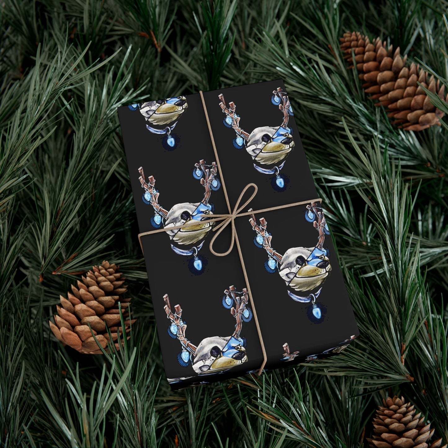 Winter’s Glow - Gift Wrap Papers - Glow Antlers