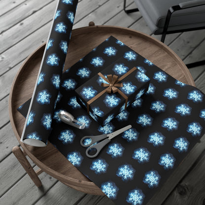 Winter’s Glow-  Gift Wrap Papers - Snowflakes