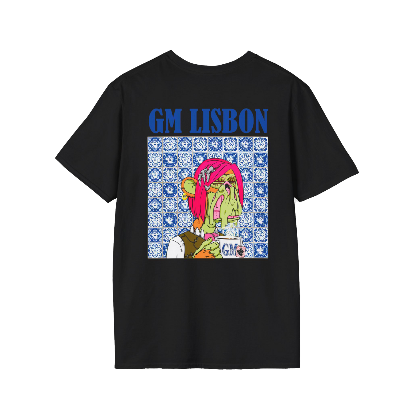 🇵🇹 Pickup At BoredIn Creator House - GM Lisbon T-shirt | Customize Your Ape