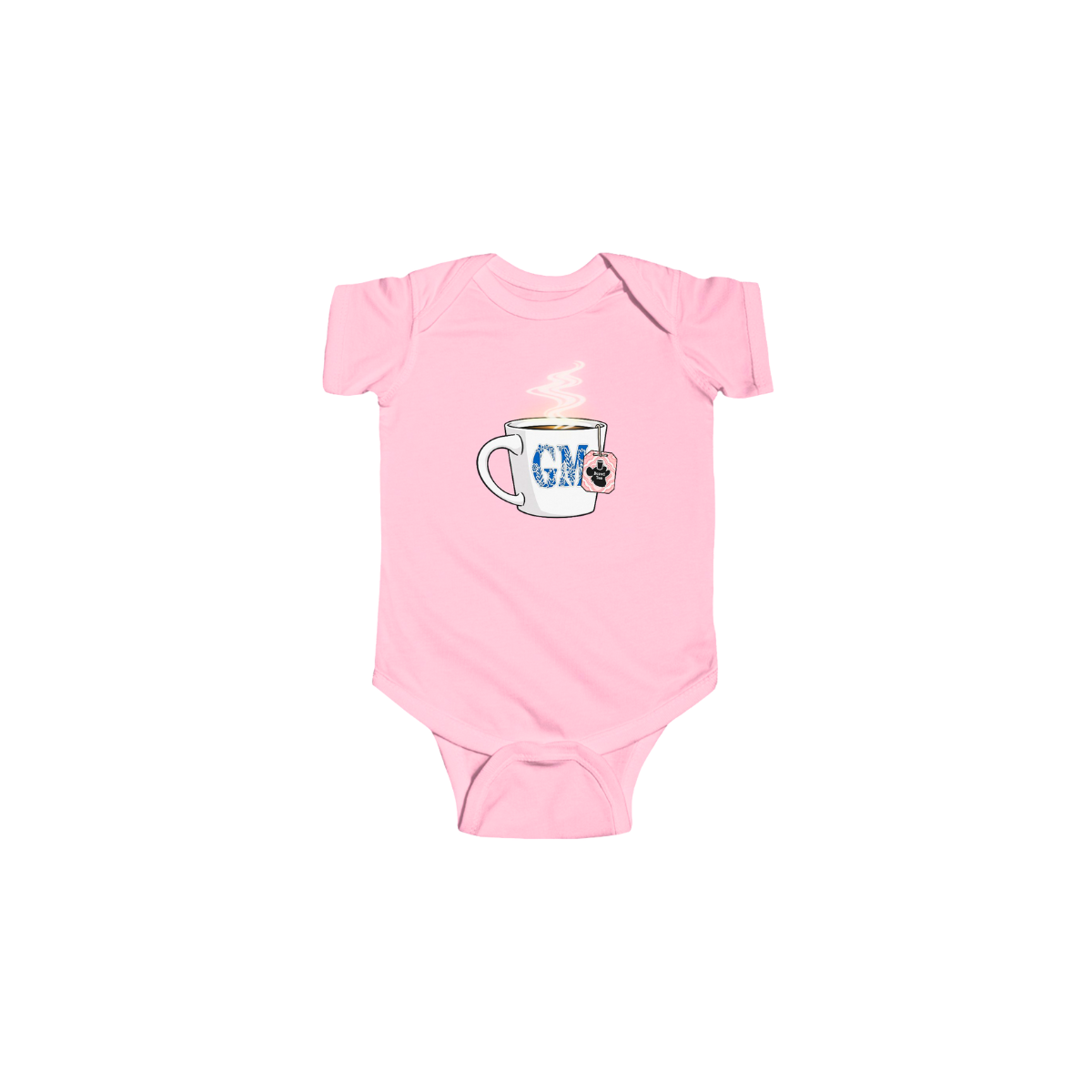 GM Cup | Baby Infant Fine Jersey Bodysuit | Pink – BoredArt